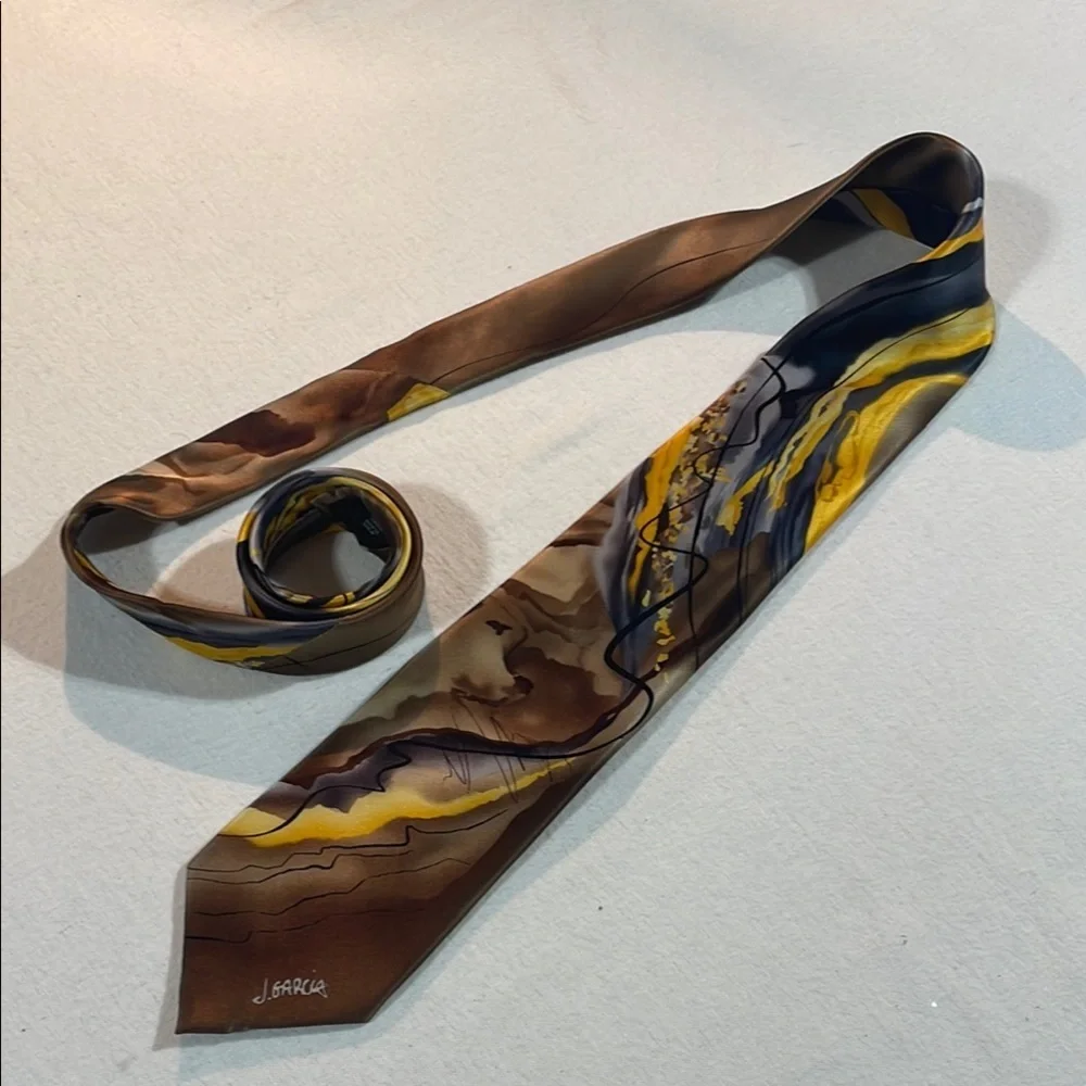 J. Garcia Rhino & Puppy Collection #10 Silk Tie Signature Collection